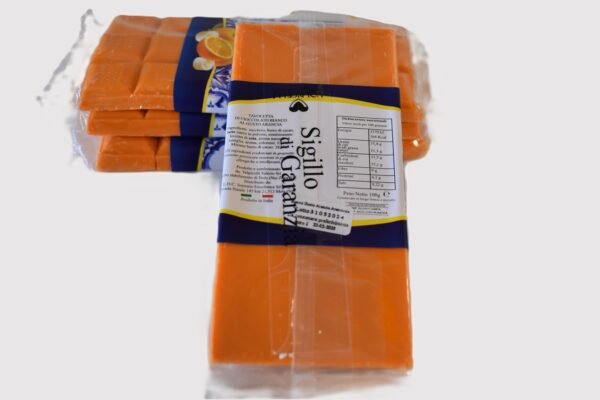 1Chocolate Italiano Blanco a la Naranja - Imagen 2